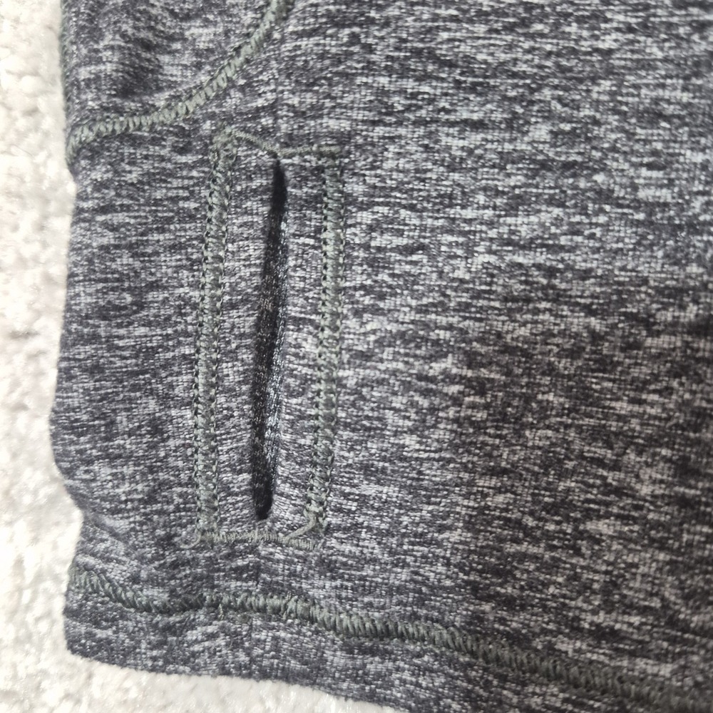 Lululemon "Dash To Class" Long Sleeve Top Women Gray Pullover V Neck Split Sides - Picture 10 of 13